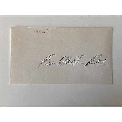 NASA astronaut Bernard A. Harris Jr. original signature 