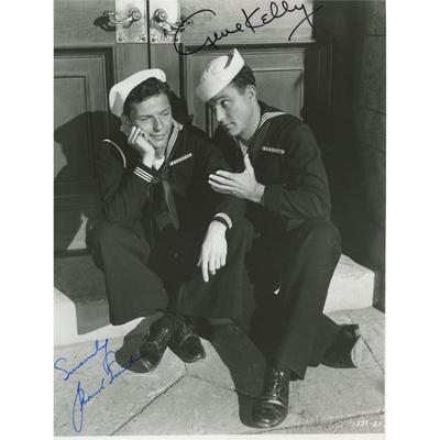 Frank Sinatra/ Gene Kelly signed movie photo. GFA Authenticated 