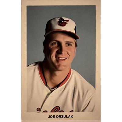 Baltimore Orioles Joesph Orsulak baseball trading card