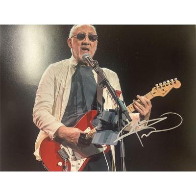 Pete Townshend signed The Who photo. GFA Authenticated