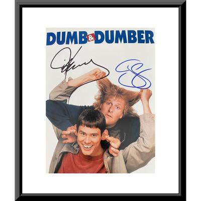 Dumb and Dumber cast signed photo