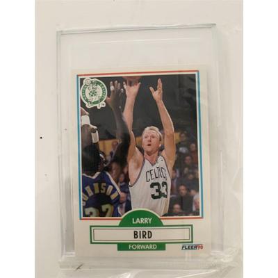 Larry Bird Boston Celtics Fleer '90 Basketball card