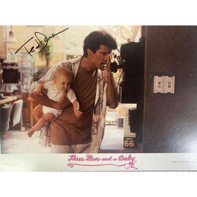 Three Men and a Baby Ted Danson signed lobby card 
