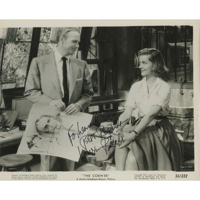 The Cobweb Lauren Bacall signed movie photo