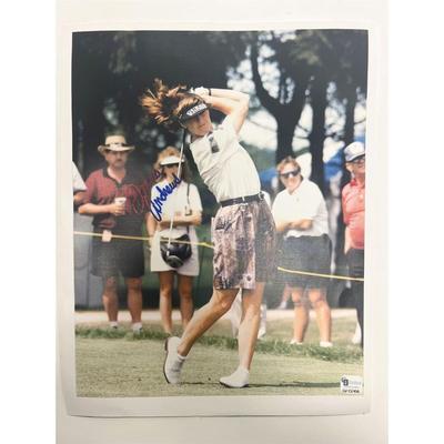 Professional golfer Donna Andrews signed photo