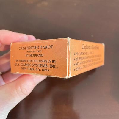 1981 Cagliostro and 1983 Marseille Tarot Decks (LR-SS)