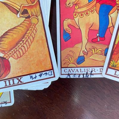 1981 Cagliostro and 1983 Marseille Tarot Decks (LR-SS)