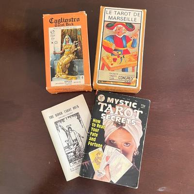 1981 Cagliostro and 1983 Marseille Tarot Decks (LR-SS)
