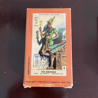 1981 Cagliostro and 1983 Marseille Tarot Decks (LR-SS)