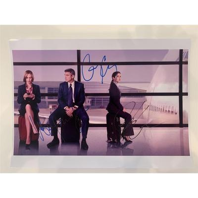 Up In The Air cast signed photo. GFA Authenticated