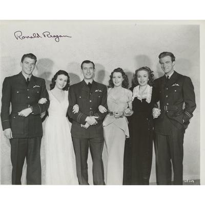 Ronald Reagan signed movie photo