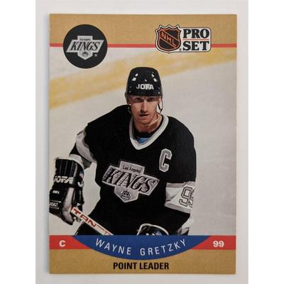 Wayne Gretzky LA Kings NHL Pro Set Hockey Card