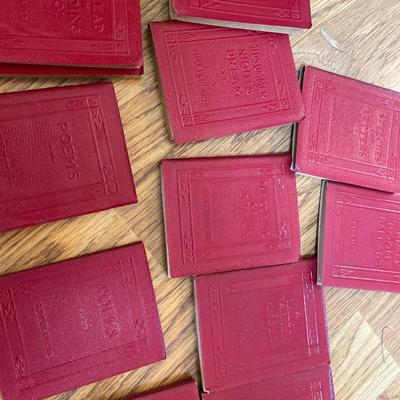 Small vintage books, tin and organizer