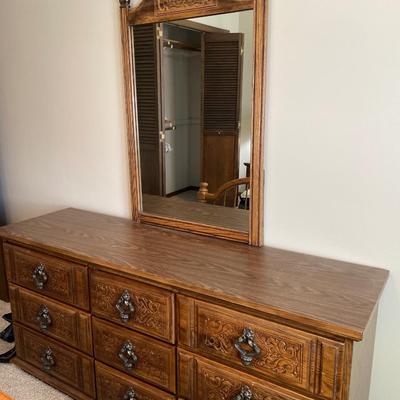 Vintage Long dresser with mirror