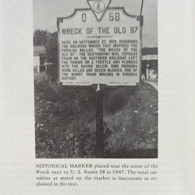 History of the wreck of the old 97. Paper booklet by G. Howard Gregory