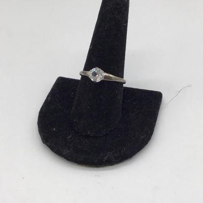 Sterling shank brass top ring