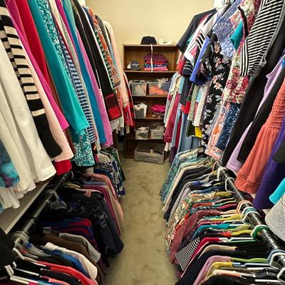 Lot 10: Womenâ€™s Clothing, Shelf & More