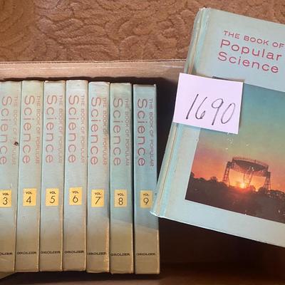 Vintage Book Of Popular Science Set