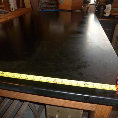 Phenolic Resin Chemistry Wood Frame Industrial Table- Approx 42" x 72" x 36 1/2" Tall (Choice B)