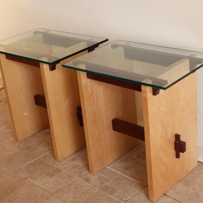 Custom Built Side Tables by Grady Mathews (2)