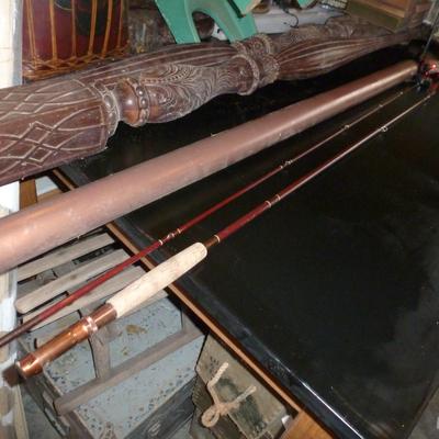 LL Bean Fishing Pole in Travel Tube- In New Condition