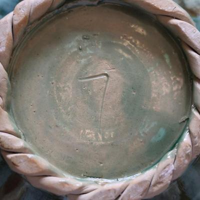 Vintage Majolica Turtle Bowl