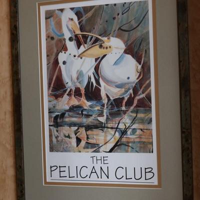 The Pelican Club New Orleans Framed Print