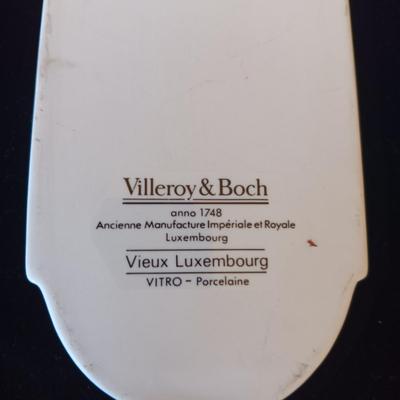 VILLEROY & BOCH THERMOMETER AND 2 CANISTERS