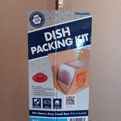 NEW DISH PACKING KIT AND TAPE DISPENSERS