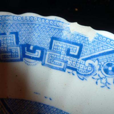 Collection of Five Blue and White Plates