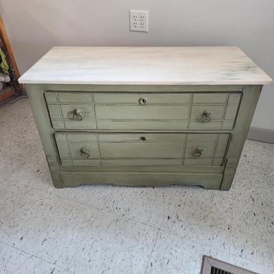 Antique marble topped dresser