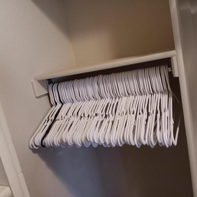 A VARIETY OF CLOTHES HANGERS