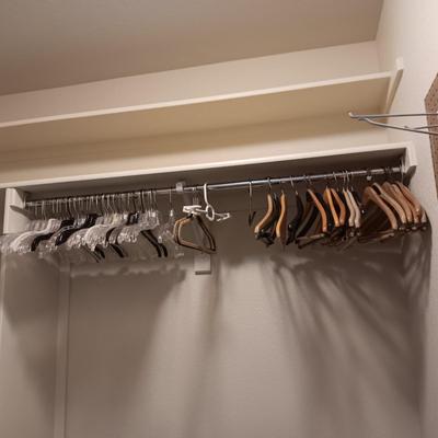 A VARIETY OF CLOTHES HANGERS