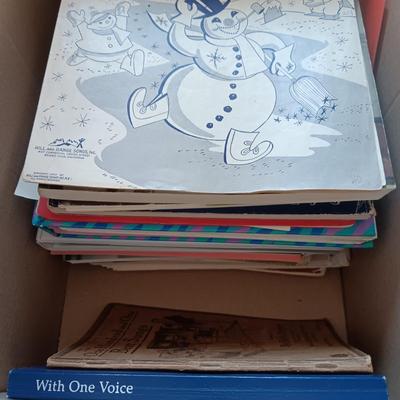 BOX FULL OF PIANO & VOCAL SHEET MUSIC