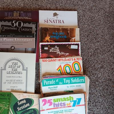 BOX FULL OF PIANO & VOCAL SHEET MUSIC
