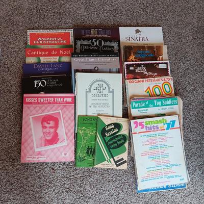 BOX FULL OF PIANO & VOCAL SHEET MUSIC