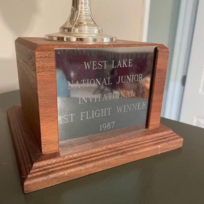 Lot of Golf Trophies