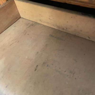 Vintage Oak Desk with a Chair