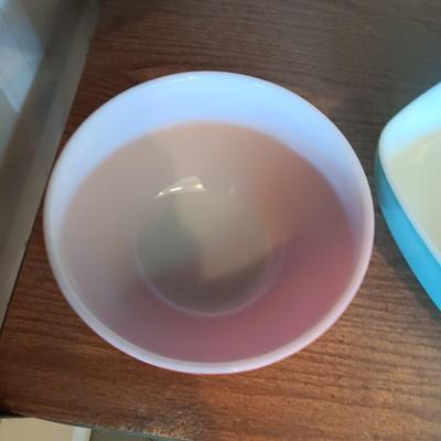 3 PYREX BOWLS