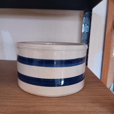 2 CLAY AND 1 GLASS BOWLS