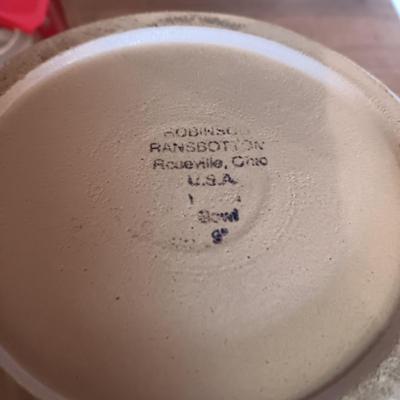 2 CLAY AND 1 GLASS BOWLS