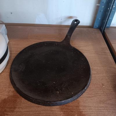 WAGNER'S CAST IRON TORTILLA WARMER, WAFFLE IRON AND MINI PREP PROCESSOR