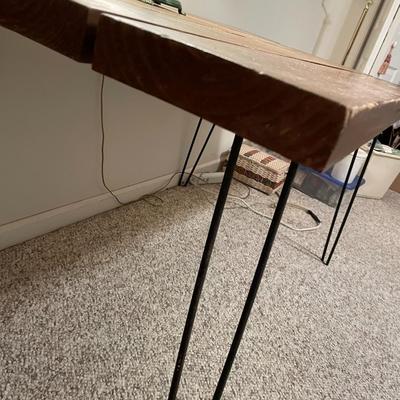Hairpin Leg Scaffold Table