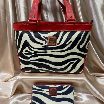 Dooney & Bourke Zebra print shoulder bag