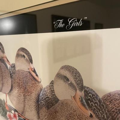 Art La May 1986 "The Girls" Southeastern Wildlife Exposition Expo SEWE Framed