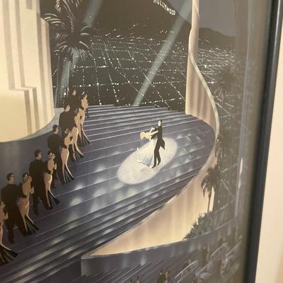 Robert Hoppe "The Hollywood Reporter 100th Anniversary" Lithograph - Art Deco