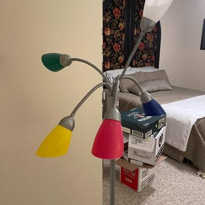 Adjustable Five Bulb Floor Lamp