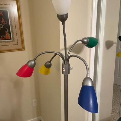 Adjustable Five Bulb Floor Lamp