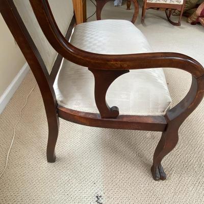 Vintage Ivory Loveseat