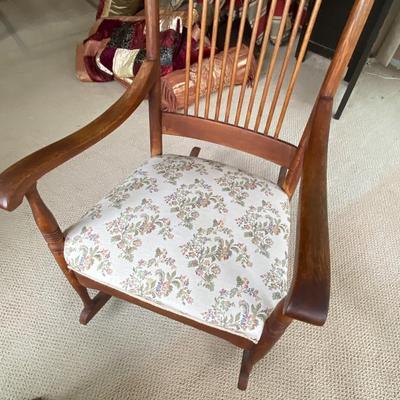 Vintage Refinished Rocking Chair